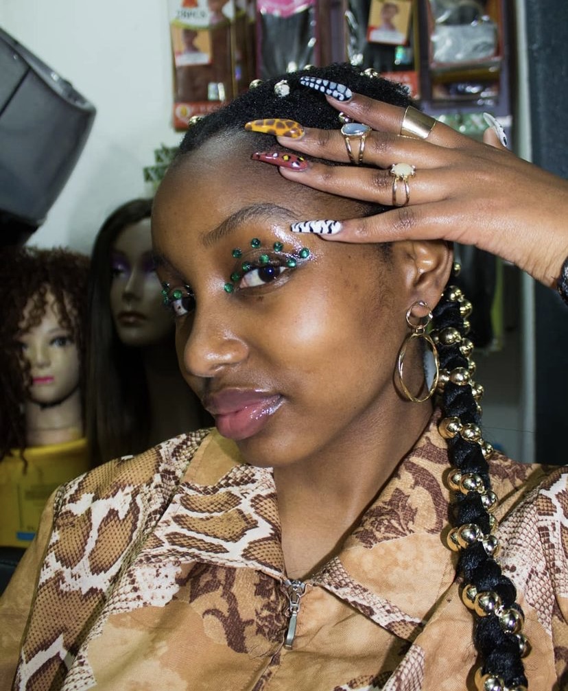 Sista Ntswembu hair art and nail art